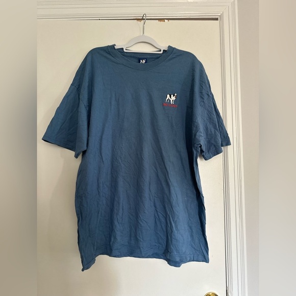 Vintage Y2K ‘01  Men’s Big Dogs Comin’ Thru Blue Graphic Logo Short Sleeve Tee. - Picture 2 of 12